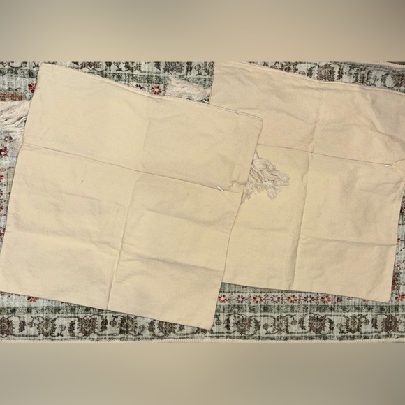 NIP | Cream Macrame Throw Pillow Covers W/ Tassels Set of 2 - Picture 14 of 14